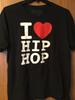 I Love Hip Hop - Black Shirt. XXL.