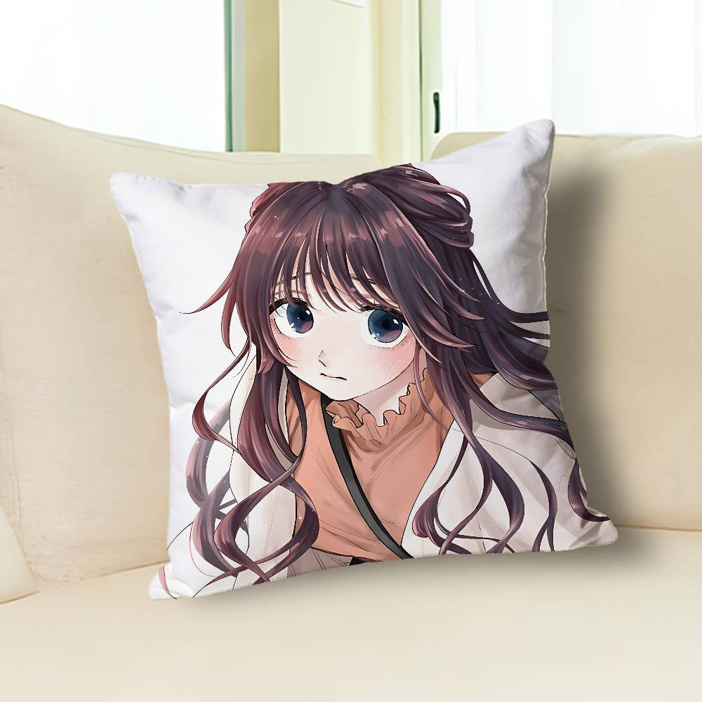 K-Kaoru Hana wa Rin to Saku Anime Celebrity Merchandise All-Match Printed Pillow Case Sofa Car Office Room Decoration Protector