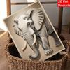 DIY Pearl Diamond Art Painting Kits for Adult and Beginners, Majestic Elephant Sparkling Painting Craft Home Wall Decor Handmade Gift