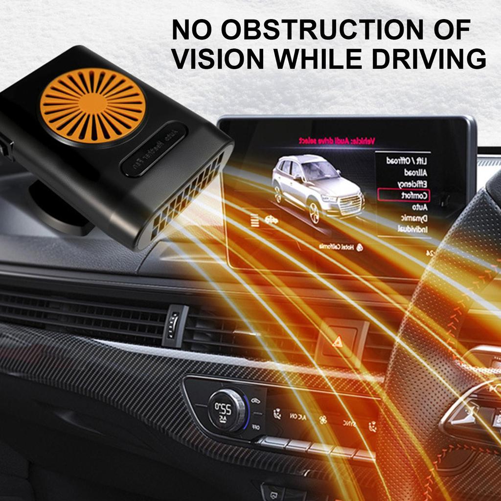 12V Heater For Car Fast Heating Windshield Defroster Defogger Adhesive Universal Automotive Interior Heater Multipurpose