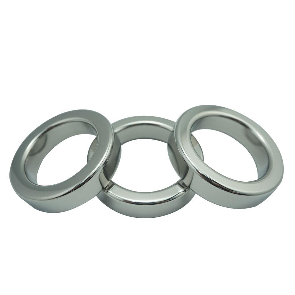 Durchmesser 38/41/44/47 mm, 9 mm dick, Penisring aus Edelstahl für Männer, Penisring aus Metall, Metallschloss, Hoden, Sexspielzeug für Männer