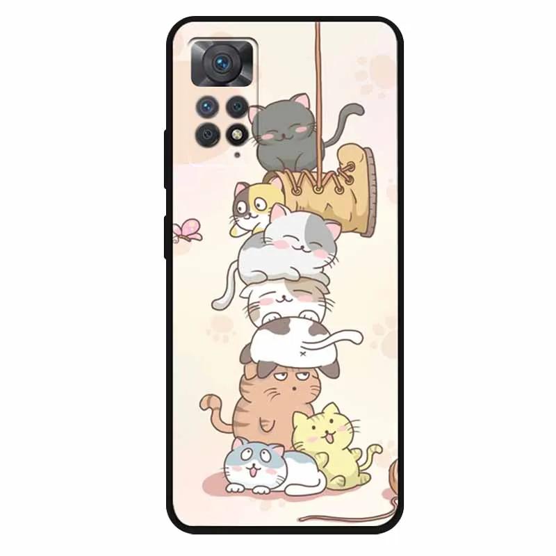 Funda For Xiaomi Redmi Note 11 Pro 5G Case Cool Space Soft Silicone TPU Covers For Xiaomi Redmi Note 11Pro 5G Wolf Protect Shell