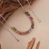Caibao Sieraden Natuurlijke Toermalijn Hanger Ketting Dames S925 Zilver Xiaohongshu Wechat Kanalen