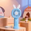 LINGPAN Cute Deer Handheld Rechargeable Fan - 5 Pack