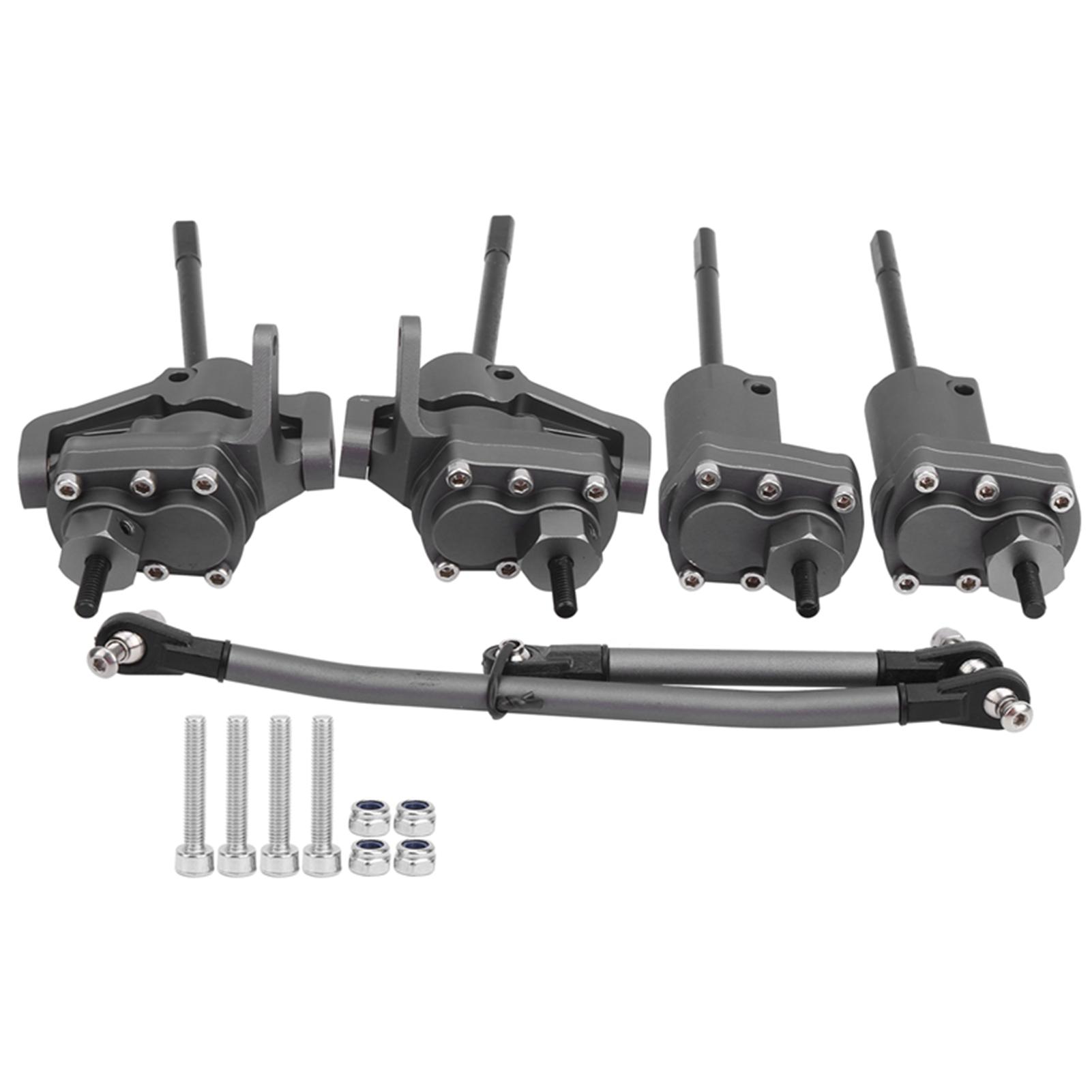 

Rear Front Portal Axle WSteering Link Transmission Shaft Fit for Axial SCX10 II 90046 90047 RC червоний