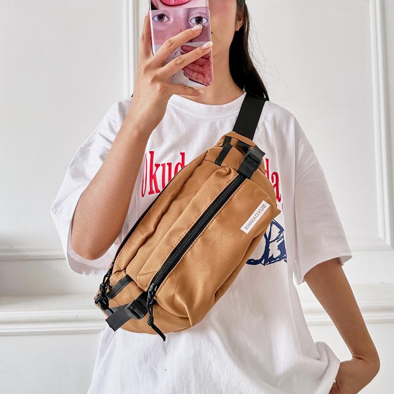 New Large-capacity Men's and Women's Trendy Bags, Business Leisure, Portable Storage, Shoulder Backpack, Sports Niche Design Oblique Span Bag