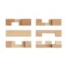 MidOcean Squarenats Bamboo Puzzle Brain Training Game