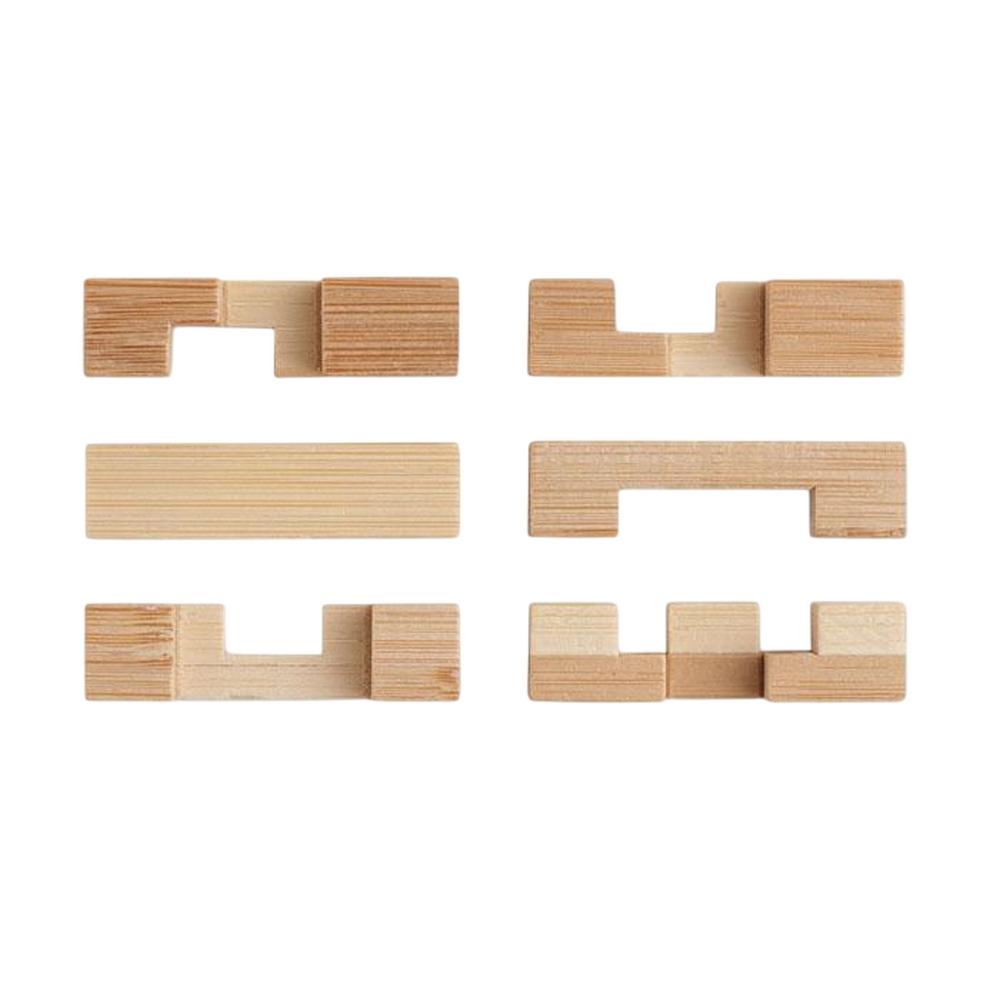 MidOcean Squarenats Bamboo Puzzle Brain Training Game