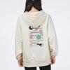 Puma Downtown Graphic Hoodie With Breathable Letter Print Long Sleeve Women Tops Off-White 533049-73