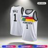 Wolves Ball #1 Basketball Jersey Black Sleeveless # 1 Print Y2K Streetwear Fan Athletic Sports Tank Top Family Clothing Y2K New