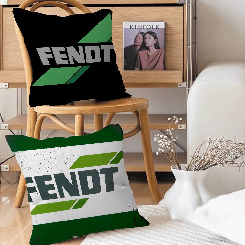 Farming Tractor Fendt Pillowcase Toon Gift Cushion Cover Bedroom Home Sofa Chair Seat Decor Pillow Case