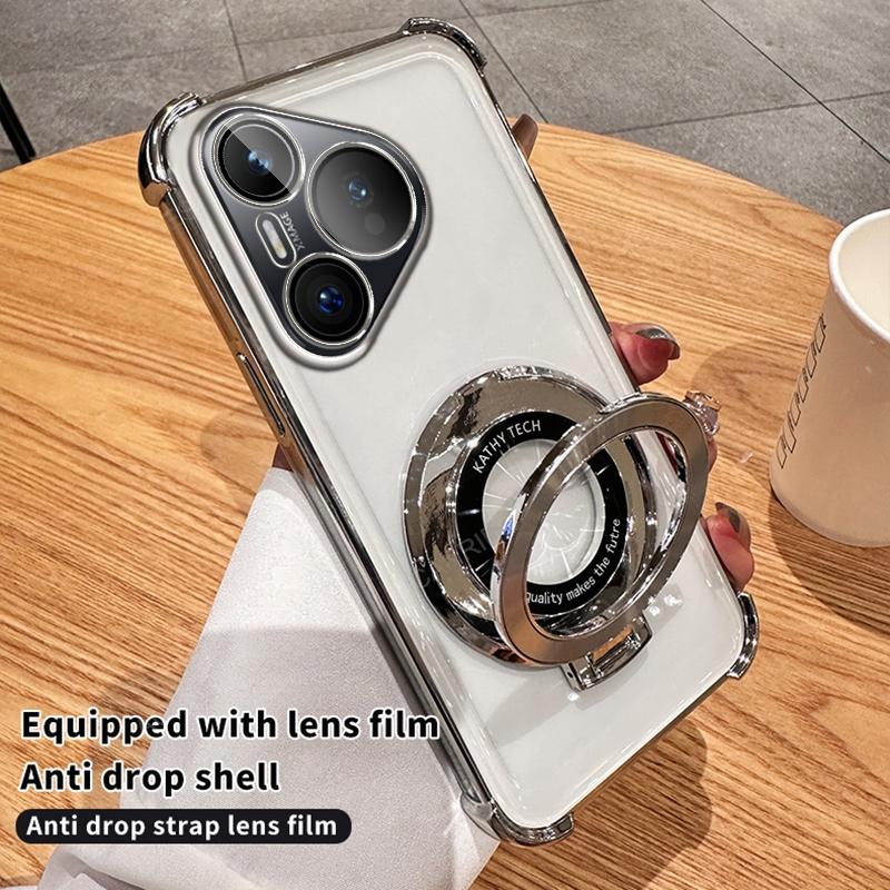 

Круглый кронштейн, четыре угла, противоударный чехол для Huawei Pura 70 Ultra P60 Pro P50 P40 P30 Lite Mate 30 40 P 50 60 Honor 200 90 50 Cover Honor 200 Pro