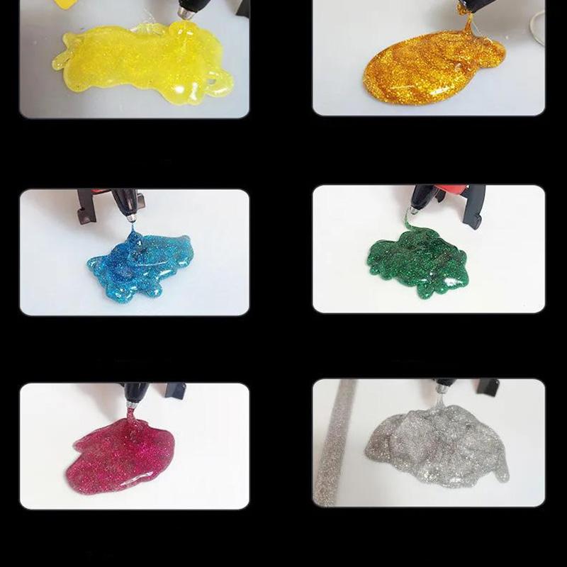 Colorful Electro-hot Melt Glue Stick 11mm Resin Glue Stick High Viscosity Melt Gun Accessories