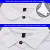 Set of 30 Collar Shape Holder Disposable Collar Stickers for Neat Shirt Appearance Formal Occasion Collar Stays Pad