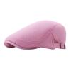 Fashion Breathable Berets Hat Newsboy Style Adjustable Cabbie Flat Cap Summer Casual Peaked Cap