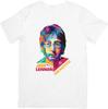 Camiseta unisex de algodón de alta calidad con estampado de John Lennon.
