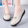 Women's Hollow Round Head Light Mouth British Style Loafers