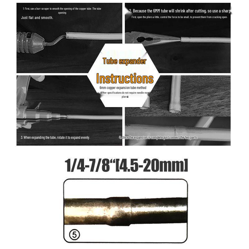 Copper Pipe Expander for Refrigeration and AC Repair