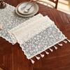 Rechteckiger französischer Spitzen-Tischläufer Nordische Tischdecke Romantische Tischfahne Versammlung