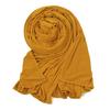 175*80Cm Big Size Modal Cotton Jersey Hijab Scarf Long Muslim Shawl Plain Soft Turban Headscarf Wraps For Women Islamic Headband