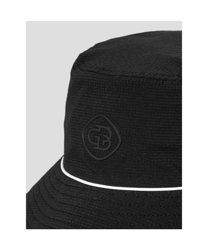 Binpolaegseseoli Women'S Seersucker Wide Bucket Hat Black