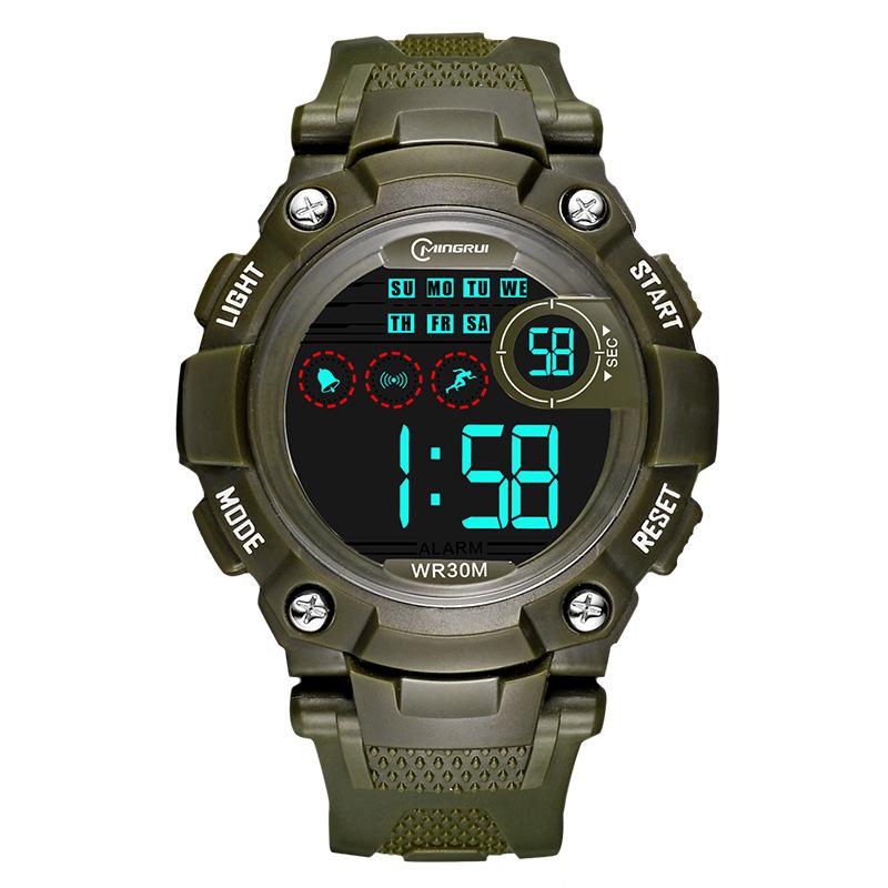 C02 Children's Electronic Watches Kids Boys' Student Sports Waterproof LED Alarm Clock Calendar Men's Digit Smart Watch