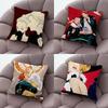 Veil Manga Pillow Case Pillow Case Living Room Sofa Cushion Cover Suitable For Home Bedroom Room Decoration