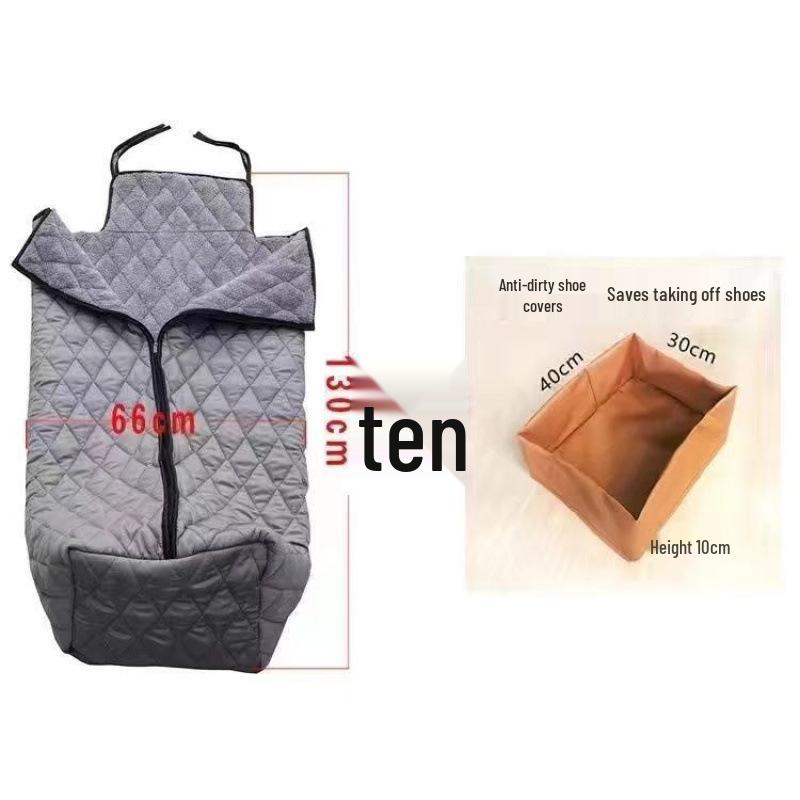 Elderly Travel Blanket: Winter Windproof, Coldproof Thick Quilt for Outdoor Wheelchair Use