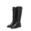 SENDA Women's Winter Chunky Heel Over-the-Knee Knight Boots ZTI12DG5