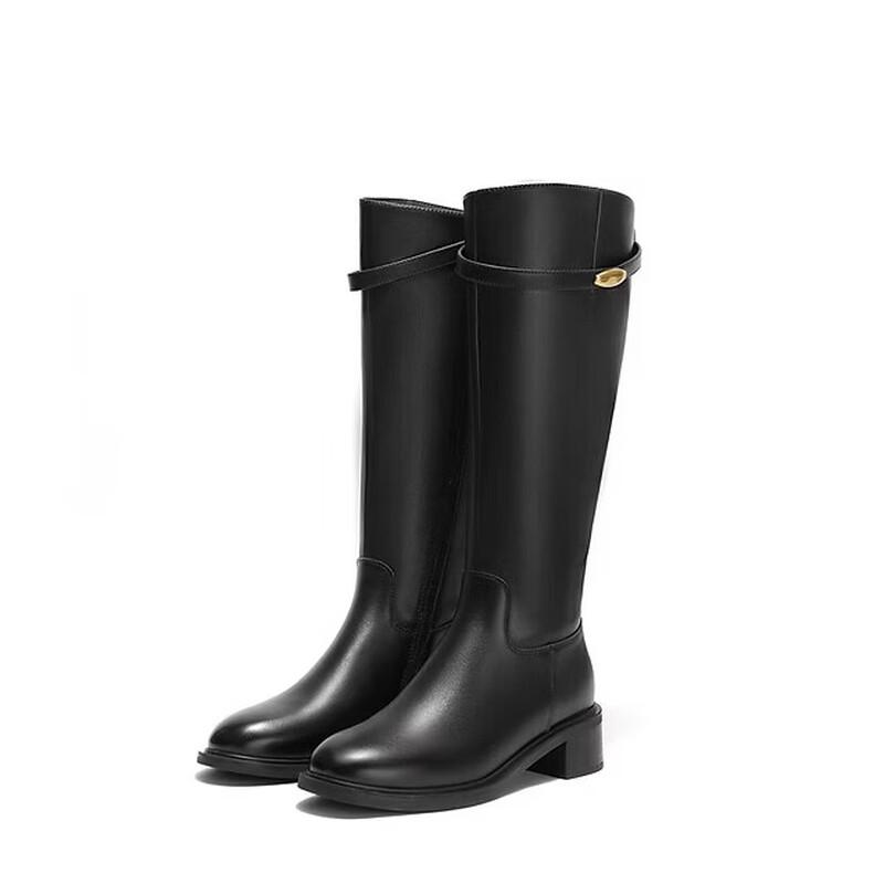 SENDA Women's Winter Chunky Heel Over-the-Knee Knight Boots ZTI12DG5