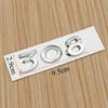 3D ABS Self-Adhesive Numbers 206 207 301 307 308 408 508 Logo Emblem Car Rear Trunk Sticker Badge Decal For Peugeot Accessories