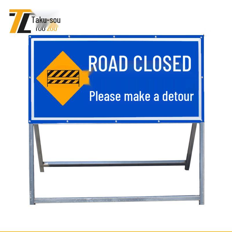 Emergency Road Safety Warning Sign