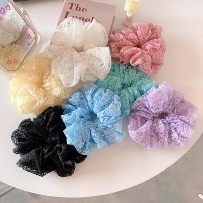 Big Lace Hair Scrunchie and Hair Band