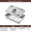Stainless Steel Draining & Roasting Pan with Rack and Lid