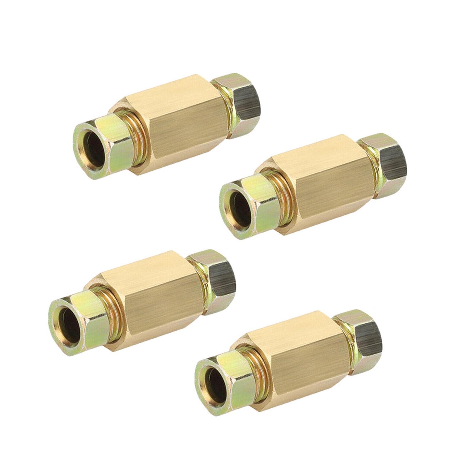 

4x 3/8 дюйма-24 резьба фитинга тормозной трубки фитинги тормозной магистрали ассорти фитингов тормозной магистрали чёрный