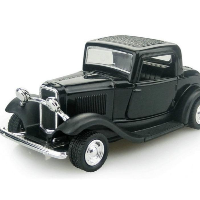 1:32 Alloy Pull Back Simulation Retro Classic Double Open Door Car Ford Alloy Car Toy Gifts Model