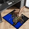 Inter Milan logo1 Printed Absorbent Washable Carpet, Non-Slip Bathroom Mats, Kitchen Rugs, Yoga Mat,Living Room Entrance, Camping Picnic Rugs