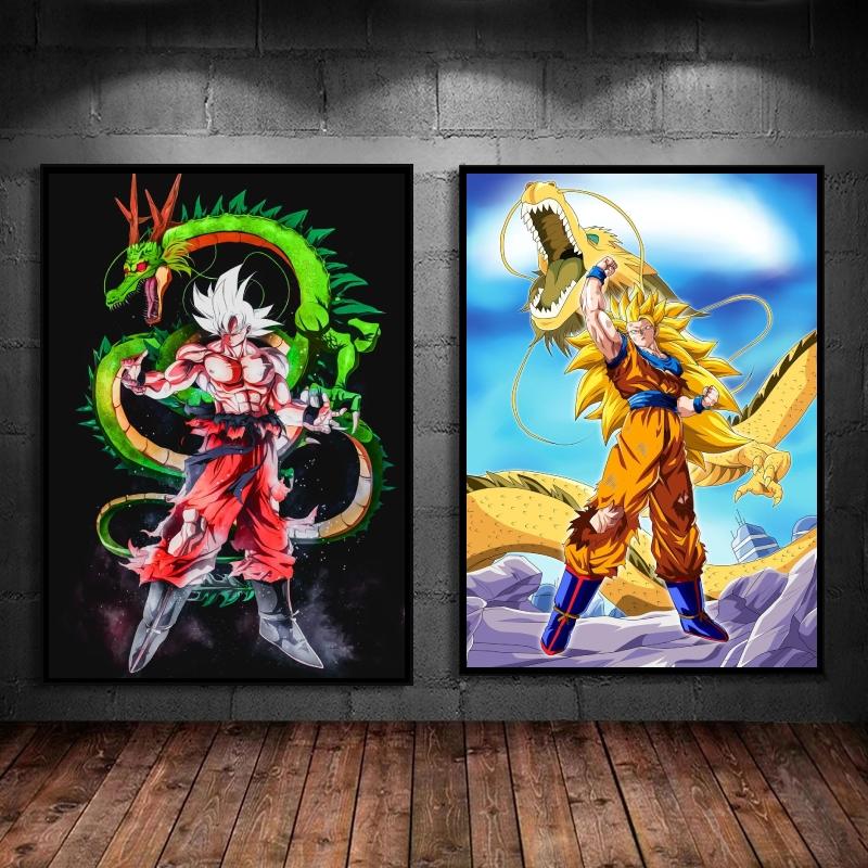 

Японская аниме картина маслом Dragon Ball Carot украшение стены мультфильм
