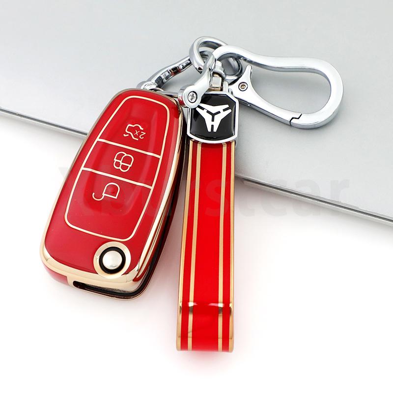 Auto Keyless For Ford Focus Galaxy Mondeo Transit Tourneo Custom Ranger C-Max S-Max Soft Fashion Tpu Car Remote Key Case Cover