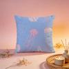 Dreamy Glowing Jellyfish Cushion Cover Comfortable Durable Pillow Cover MultiScene for Home Office Car Sofa