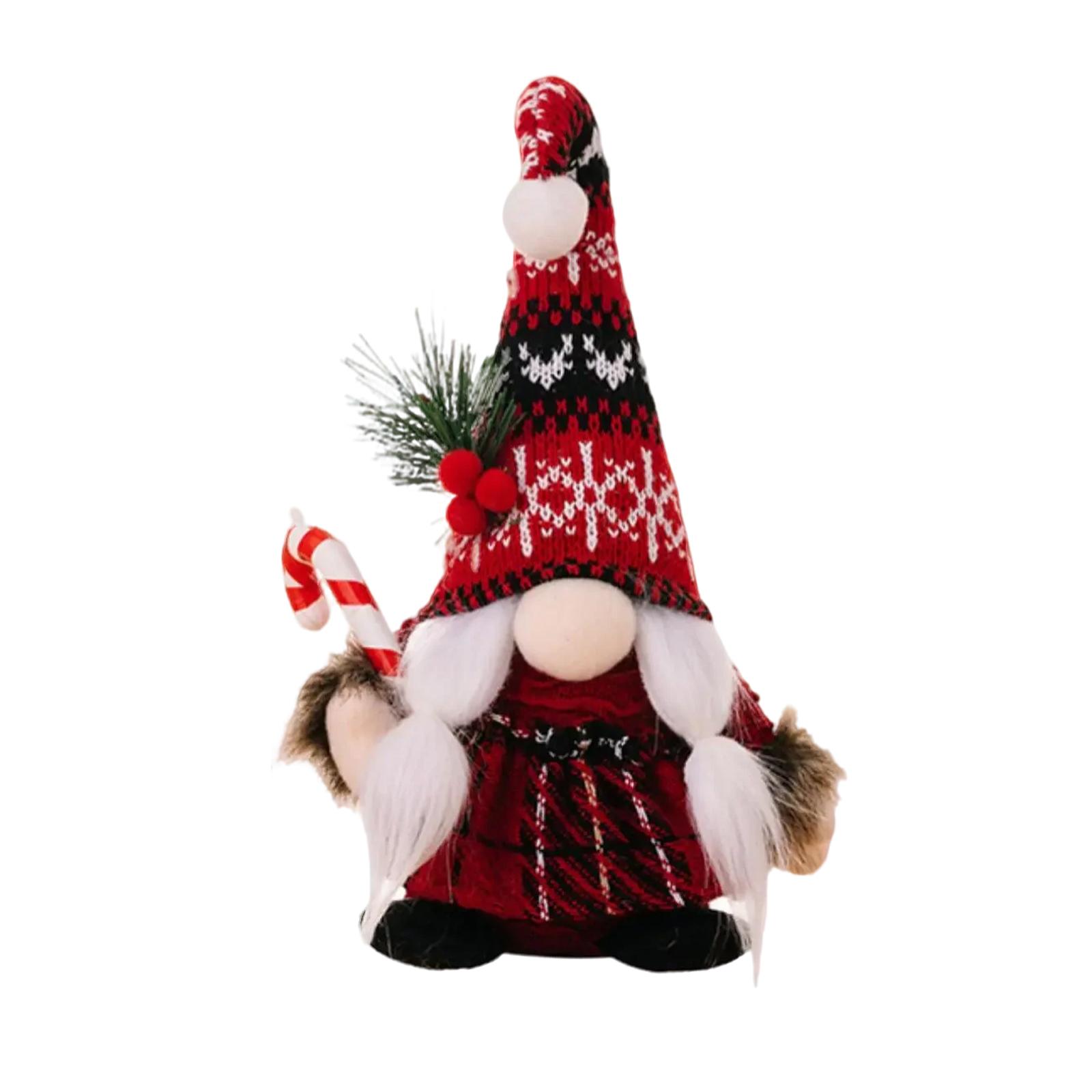 

Christmas Decorations, Gnome Figurines, Faceless Dolls Ornaments Plush Toys One Size