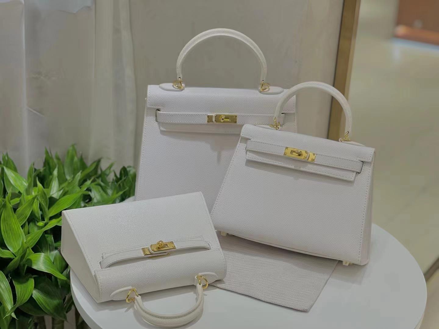 

Классическая и атмосферная сумка / Новый стиль, модная и универсальная сумка через плечо на одно плечо, высококачественная ручная кожаная женская сумка 25x11x20cm белый