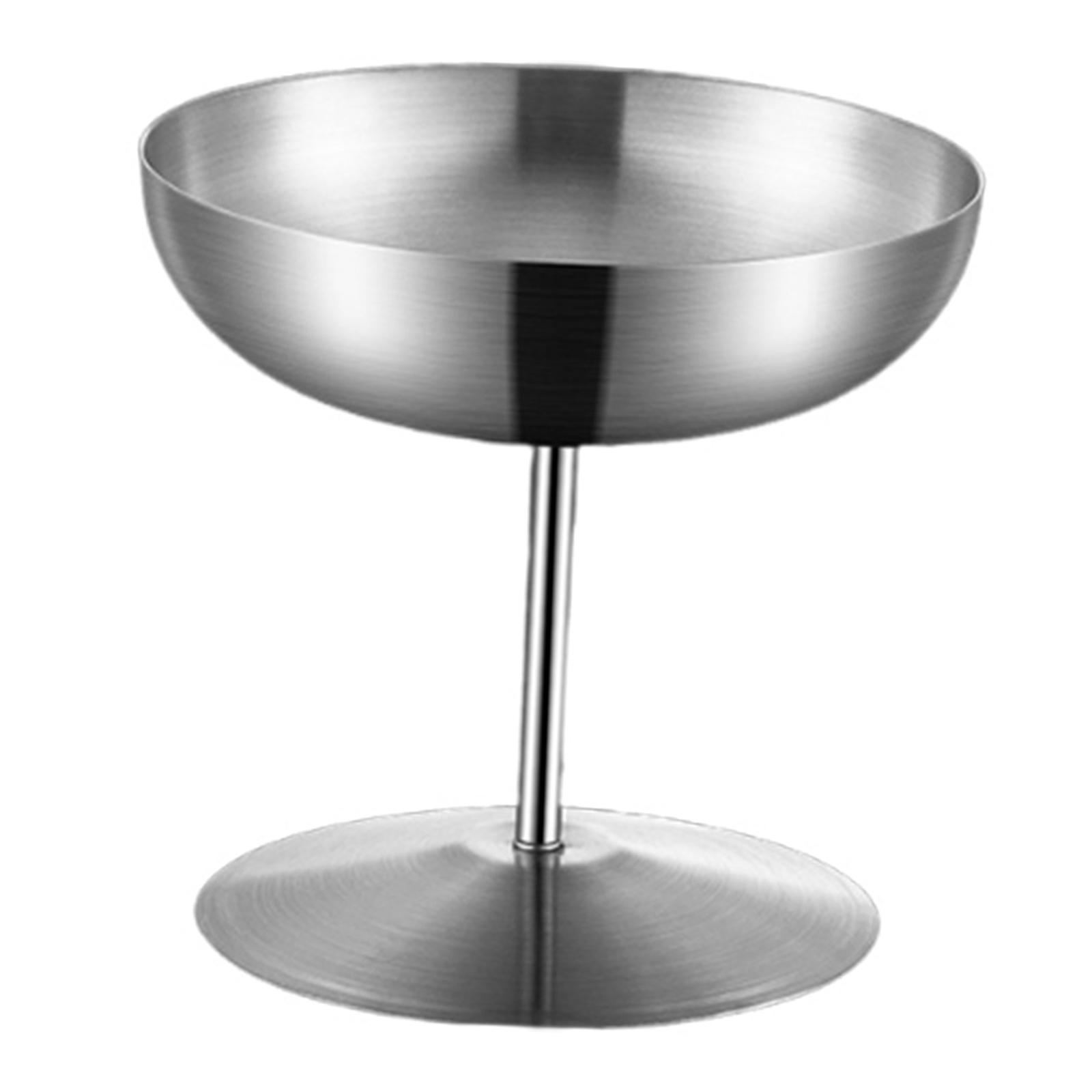 

Stainless Steel Ice Cream Cup Portable Multipurpose Sundae Bowl Snack Candy Cup for Restaurant Birthday Party Picnic Pub Kitchen