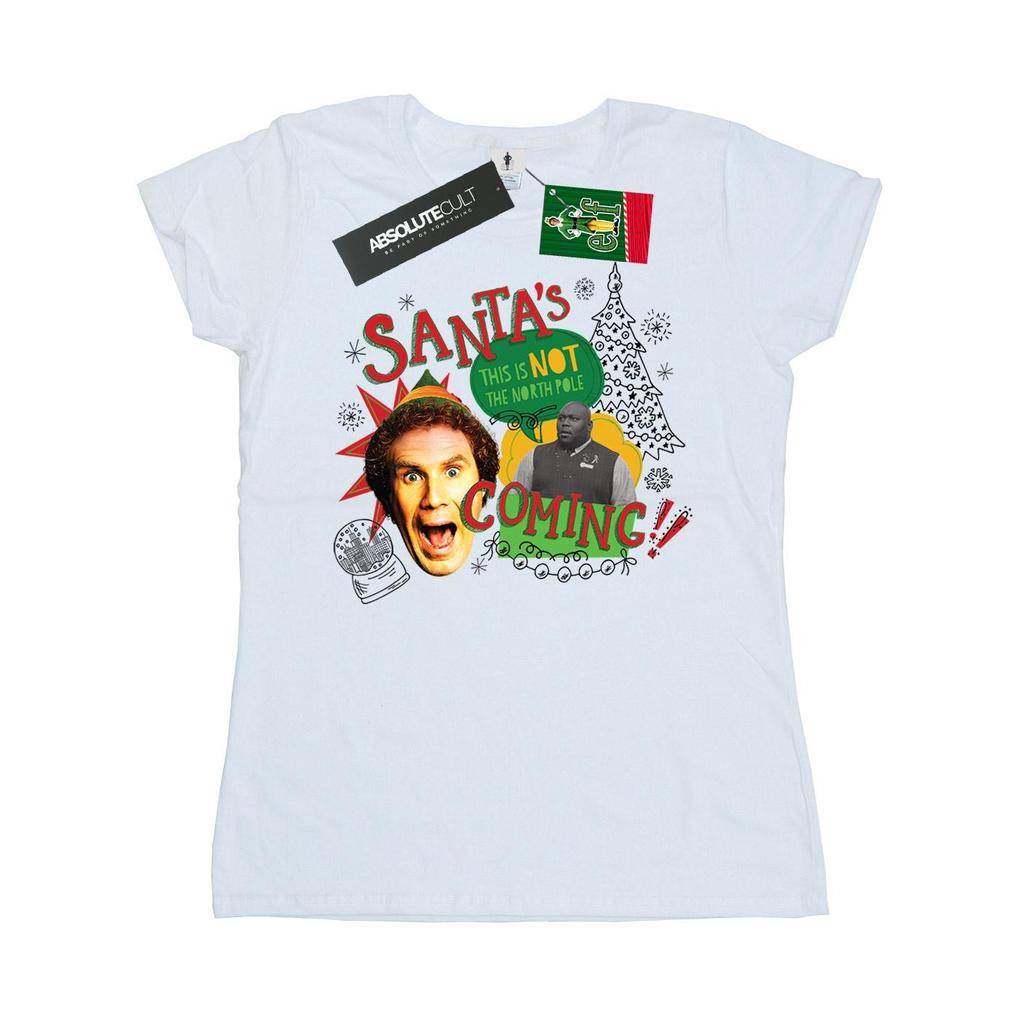 T-shirt in cotone Elf da donna/signora Polo Nord