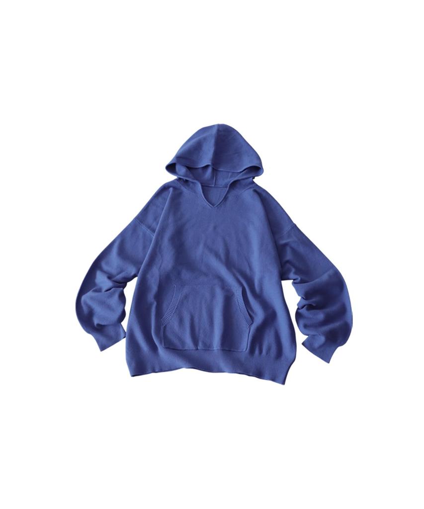 [antiqua] Antiqua Women's Long-Sleeve Plain Ribbed Piqué Knit Hoodie ZA-00282 One Size 15 Heather Gray