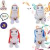 World Cup Qatar Mascot Laeeb Walking Toy Music Talking Plush Souvenir Doll