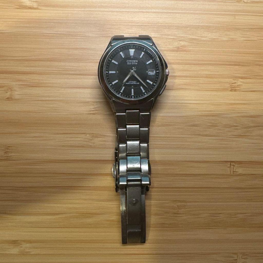 Used CITIZEN ATTESA Eco-Drive Radio-controlled Solar H410