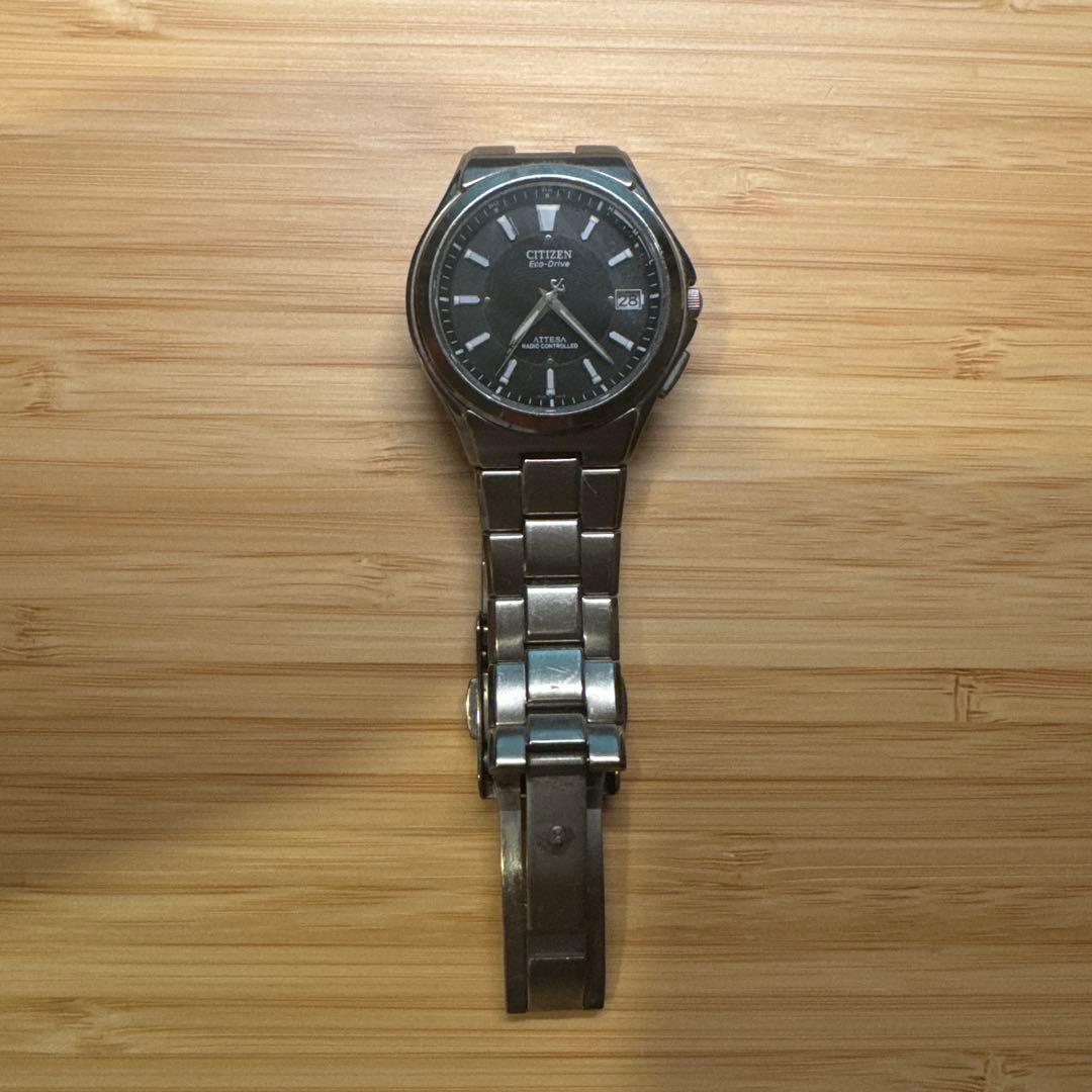 Б/у CITIZEN ATTESA Eco-Drive Радио-солнечные H410
