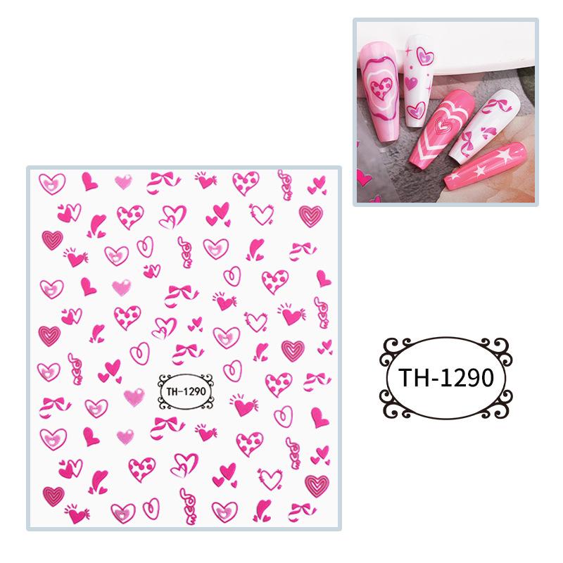 New Year Nail Art Stickers Bronzing Year of the Dragon Chinese Style Mahjong Cartoon Nail Stickers Decoration