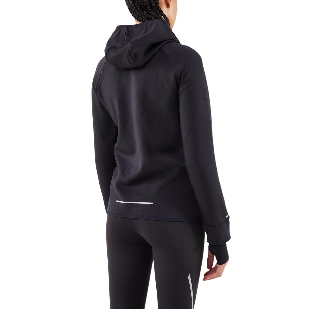 DECATHLON KIPRUN 500 Warm, Comfortable Soft Short Jacket Women's Smoky Black